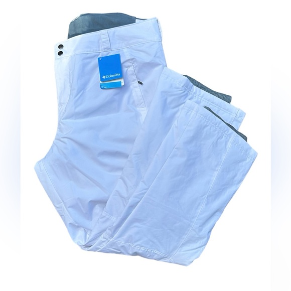 Columbia Pants - Columbia NWT White Waterproof Ski Pants - Women's 2X Insulated & Stylish